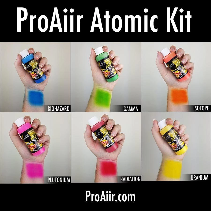 Atomic Colors 6 Pack ProAiir Hybrid UV Makeup Set 1oz - Image 3