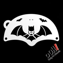 Bat Hero Mask Face Paint Stencil By Ooh! Body Art (K03)