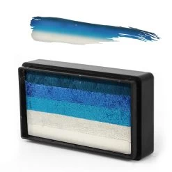 BLUE LAGOON Gillian Child Emerald Collection Arty Brush Cake