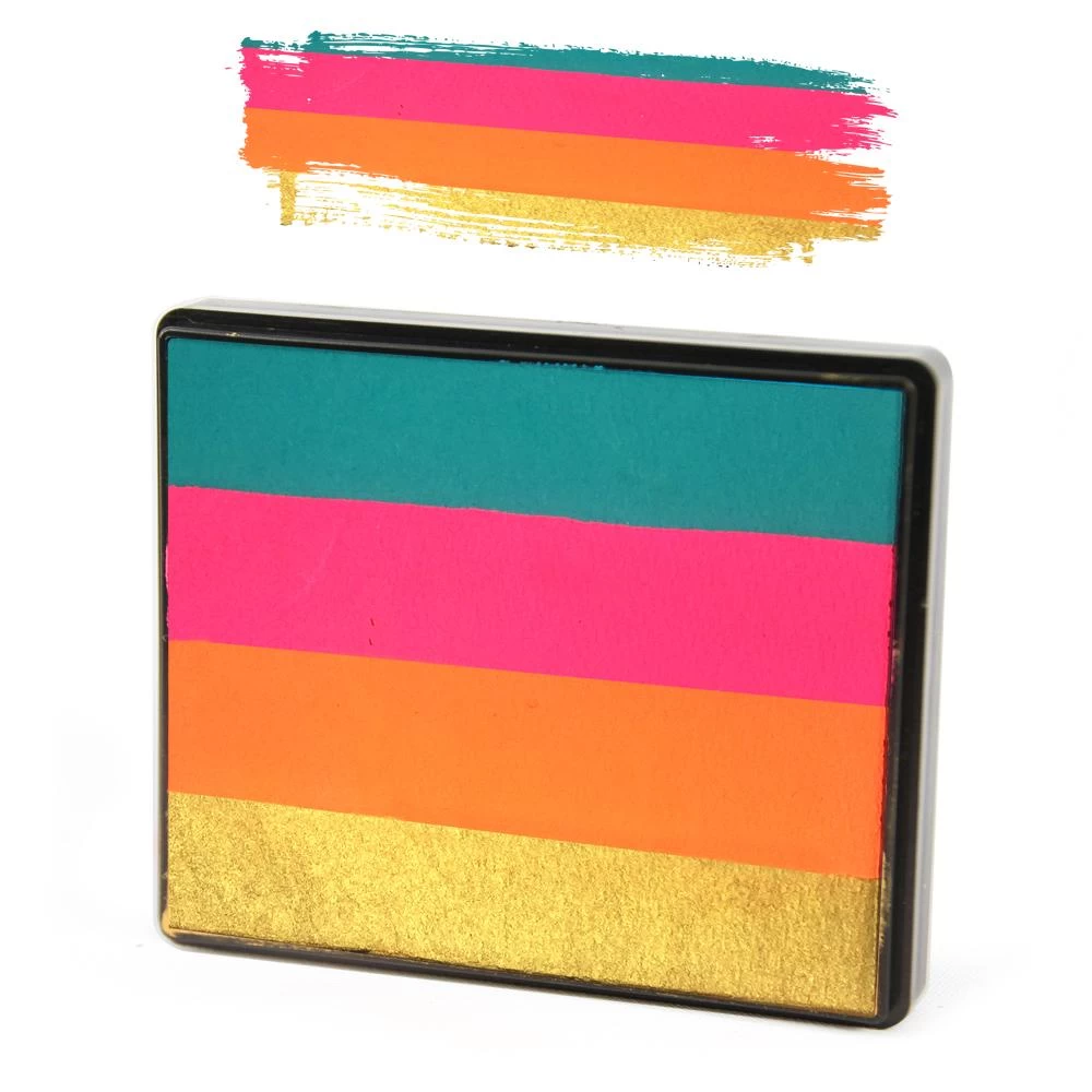 Caribbean Cool Rainbow Cake