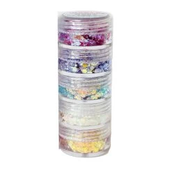 Classic Essential Iridescent Creme Glitter Mix Stack 21gr Total By Brie
