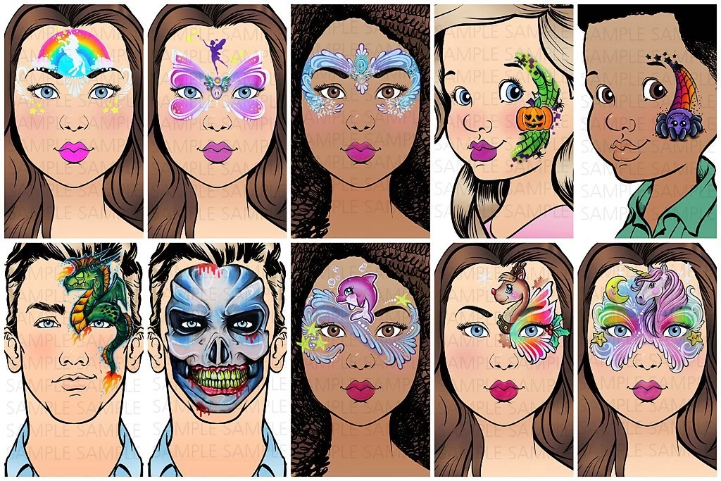 Colorful & Fun Designs Face Painting Guide Elodie Ternois Edition By Sparkling Faces - Image 2