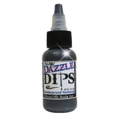 DAZZLE Dips Black 1oz Waterproof Face Paint