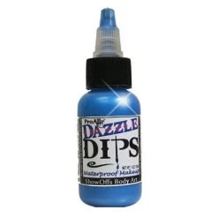 DAZZLE Dips Blue 1oz Waterproof Face Paint