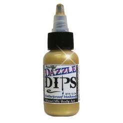 DAZZLE Dips Gold 1oz Waterproof Face Paint