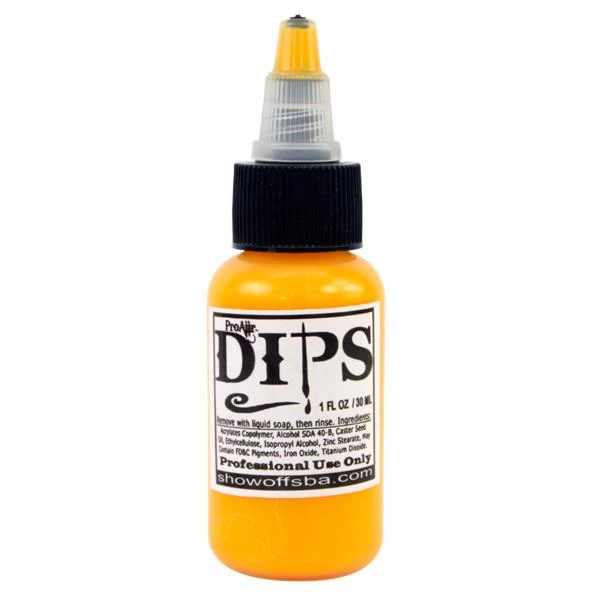 Dips Yellow 1oz Waterproof Face Paint