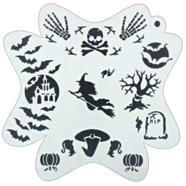 FRISBEE Stencil Halloween B6