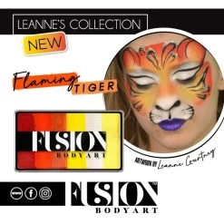 Fusion Body Art Leanne's Collection Flaming Tiger XL