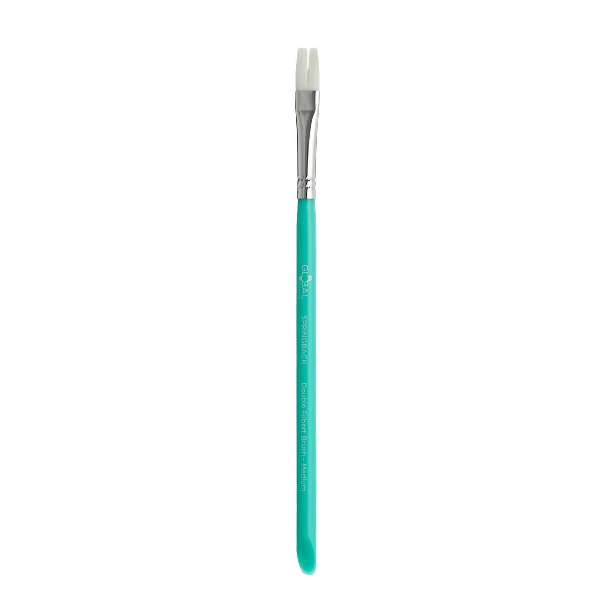 Global Colours Springback Double Filbert Brush- Medium