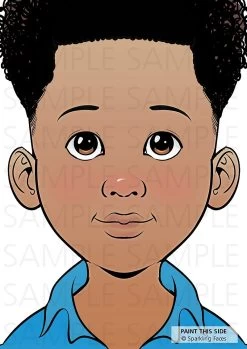 Kevin Sparkling Faces Practice Board By Svetlana Keller