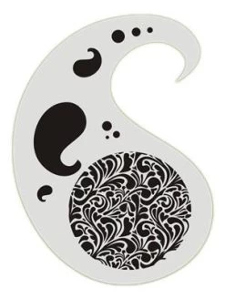 Laizy Paizley BAD6009 Bad Ass Stencil