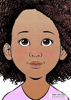 Lia Sparkling Faces Practice Board By Svetlana Keller