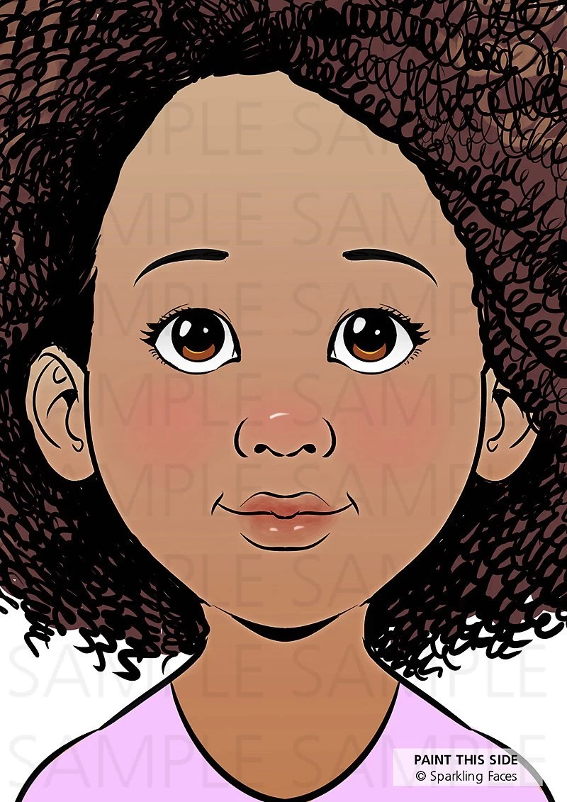 Lia Sparkling Faces Practice Board By Svetlana Keller