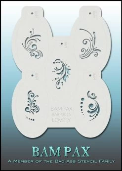 Lovely BAM PAX 3015 Stencil Set