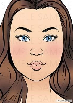 Marie Sparkling Faces Practice Board By Svetlana Keller