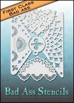 Masquerade BFXBA2002 Yolanda Bartram First Class Bad Ass Stencil