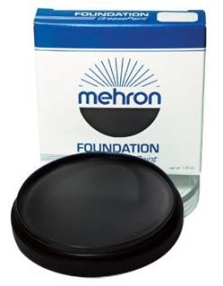Mehron Foundation Greasepaint Black 1.25oz