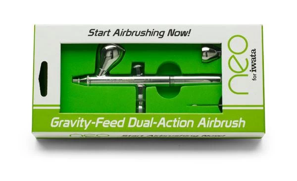 NEO CN Gravity-Feed Dual Action Airbrush By Iwata-Medea - Image 2