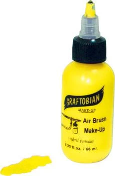 Neon Yellow Graftobian F/X AIRE Airbrush Make Up 2.25oz