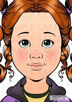 Nina Sparkling Faces Practice Board By Svetlana Keller