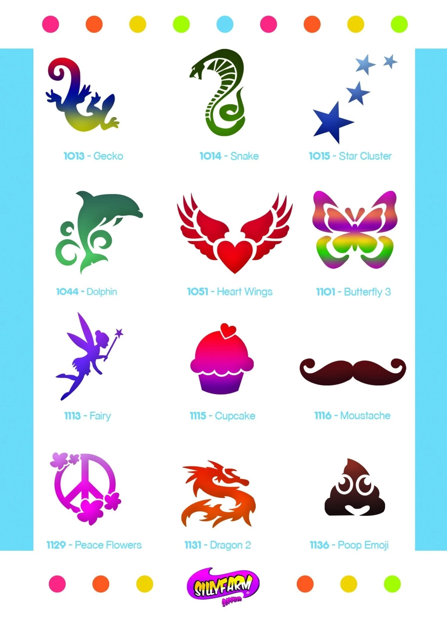 Party Pink Power Stencil Set - Image 3