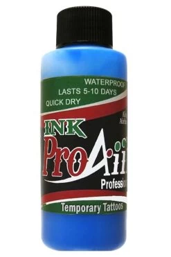 ProAiir Fluorescent Blue Temporary Airbrush Ink
