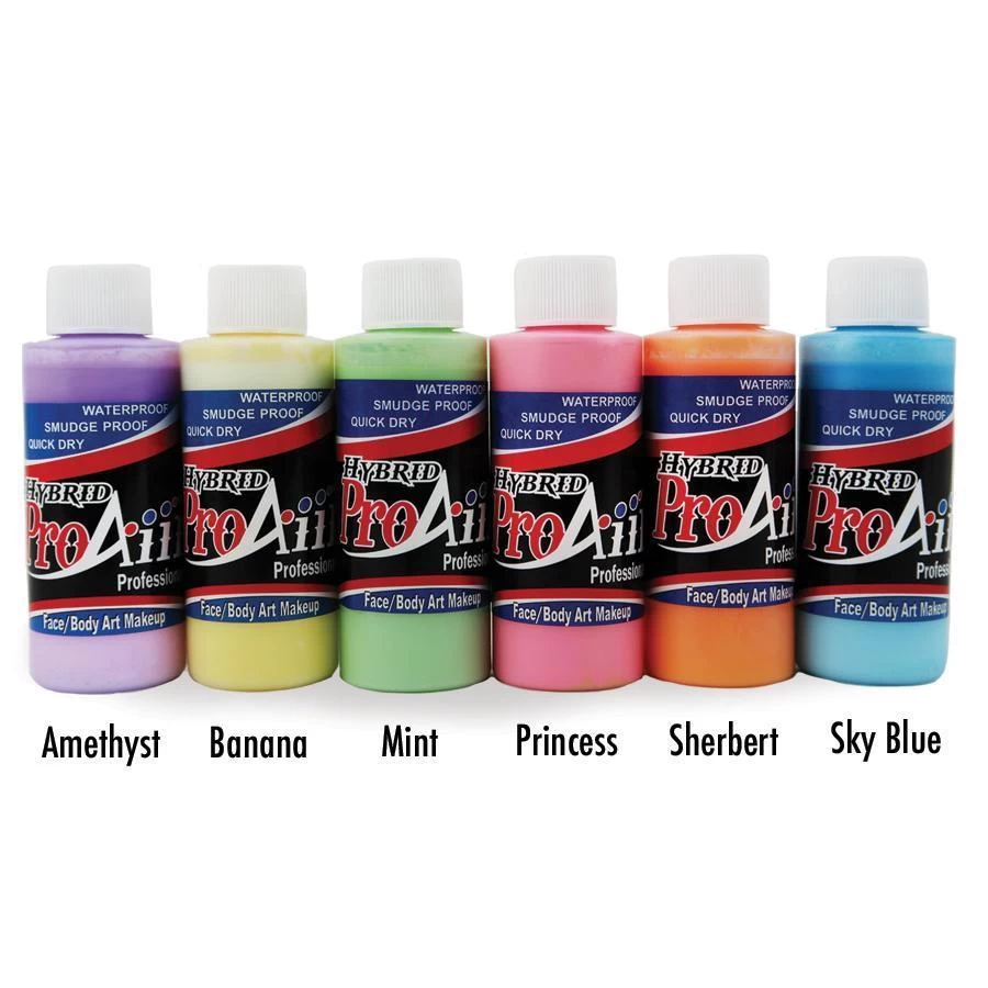 ProAiir Unicorn Pastel 6-Color Hybrid Makeup 1oz Set