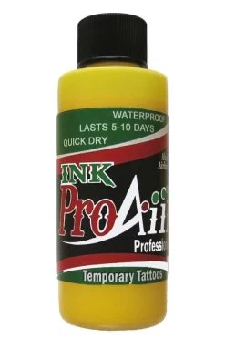 ProAiir Yellow Temporary Airbrush Ink