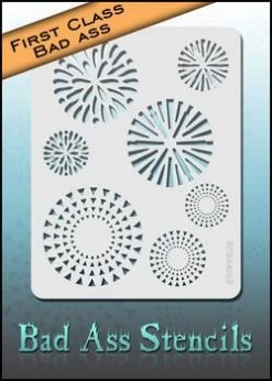 Radial Set 1 SFBA4002 Scott Fray First Class Bad Ass Stencil