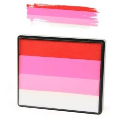 Rainbow Cake Valentine White