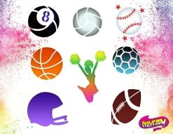 Silly Farm Airbrush Tattoo Stencil Set 9