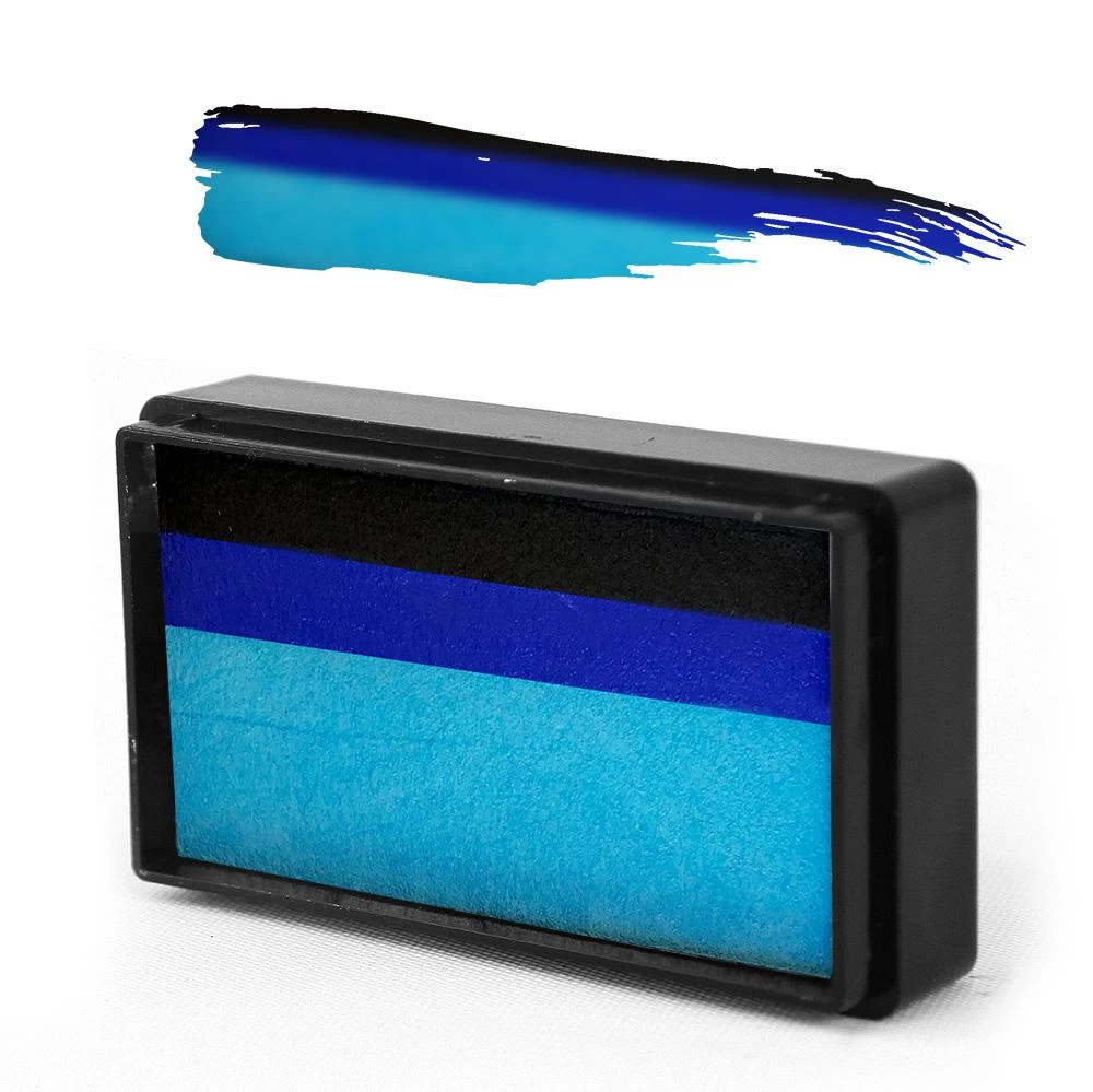 Susy Amaro's Easy Stroke Collection "Bat Hero Blue" Arty Brush Cake