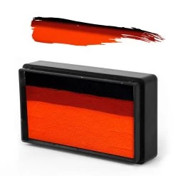 Susy Amaro's Easy Stroke Collection "Pumpkin Orange" Arty Brush Cake