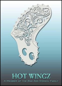 Swirls HW8011 Hot Wingz Stencil