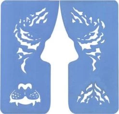 Tiger Markings 2pc Trendy Tribal Stencil