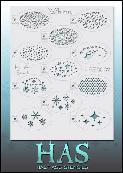 Whimsy Half Ass Stencils