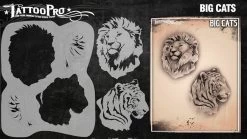 Wiser's Big Cats Tattoo Pro Stencil Series 3
