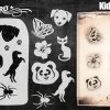 Wiser's Critters Airbrush Tattoo Pro Stencil- Kids Series