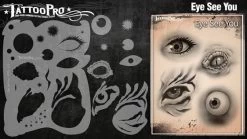 Wiser's Eye See You Airbrush Tattoo Pro Stencil Series 2