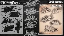 Wiser's Good Words Tattoo Pro Stencil Series 3