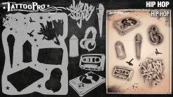 Wiser's Hip Hop Tattoo Pro Stencil Series 3