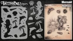 Wiser's Mermaid Tattoo Pro Stencil Series 3