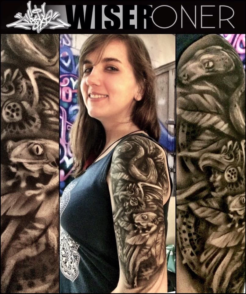 Wiser's Scales & Tails Airbrush Tattoo Pro Stencil Series 4 - Image 2