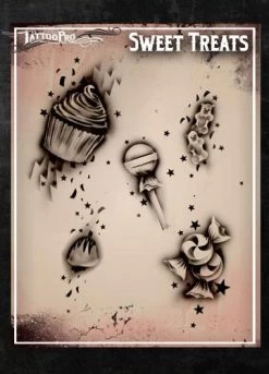 Wiser's Sweet Treats Tattoo Pro Stencil Series 1